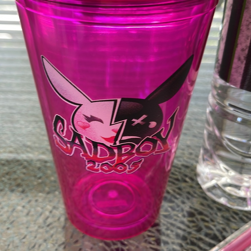 Trisha’s SADBOY2005 16oz. Tumbler/Straw/Water Bottle NWT - Picture 3 of 5